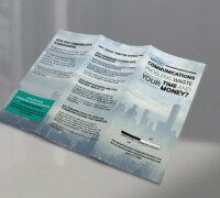 tri-fold brochure front/outside